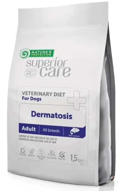 Каталог Сухой корм для собак Nature's Protection VET DIET  DERMATOSIS Adult All Breed (лосось) для собак