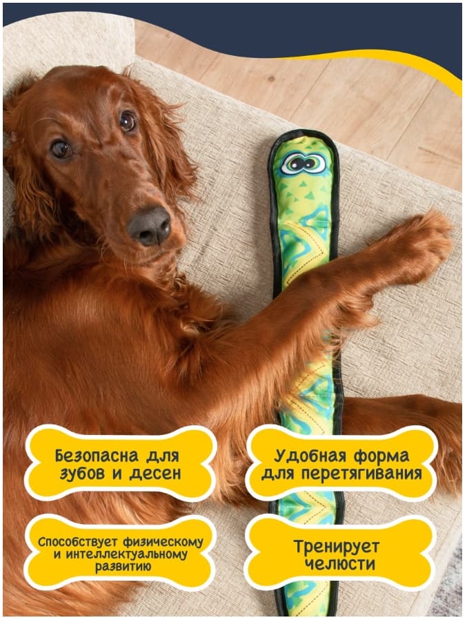 FANCY PETS Игрушка для собак Змейка