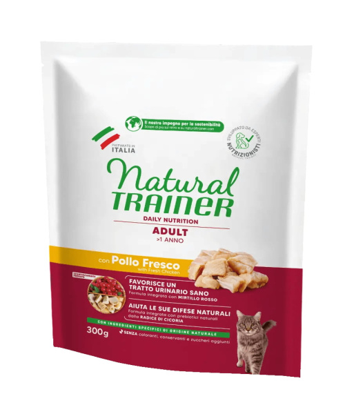 Сухой корм для кошек Natural Trainer Cat Adult (курица)