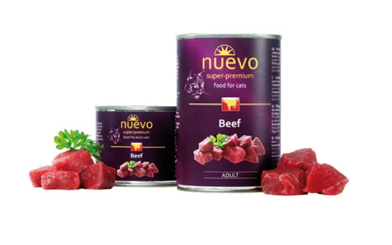 Влажный рацион для кошек NUEVO Cat Beef (говядина)