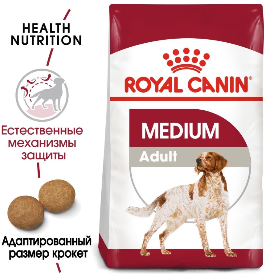 Каталог Сухой корм для собак Royal Canin Medium Adult для собак
