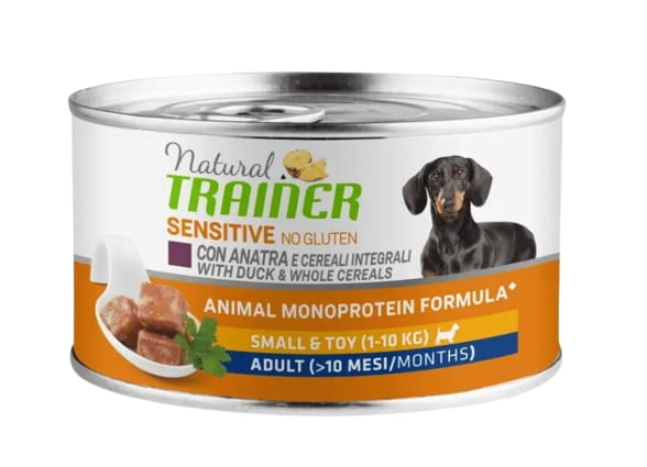 Влажна еда для собак мелких пород Trainer Natural Sensitive Small&Toy Adult (свинина)