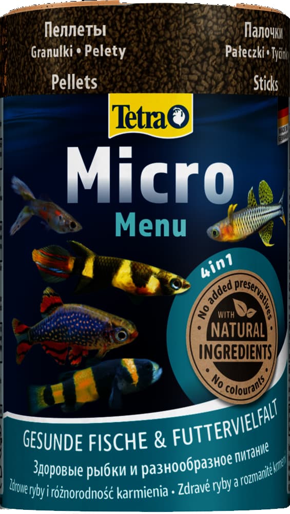 Корм для декоративных рыб Tetra Micro Menu