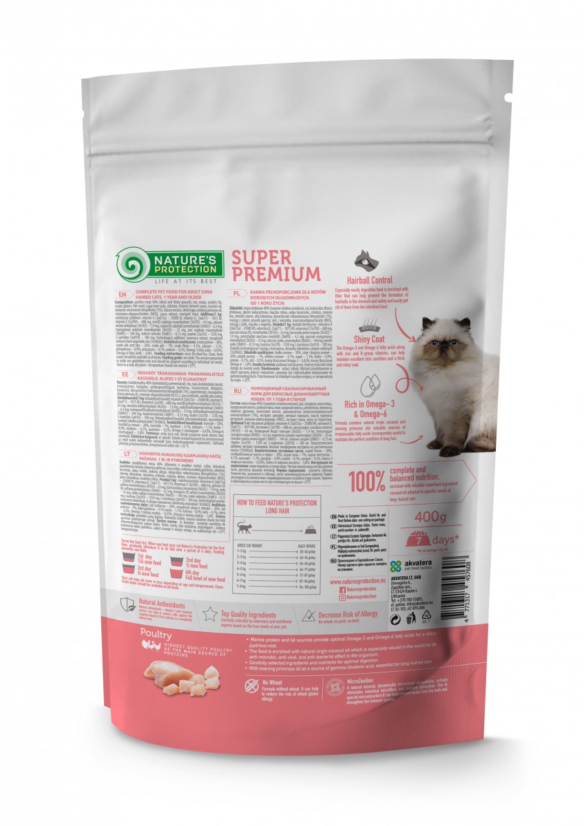 Сухой корм для кошек Nature's Protection Persian