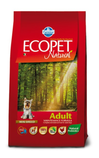 Сбалансированный корм Сухой корм для собак мини пород Farmina Ecopet Natural Adult Mini 12 кг