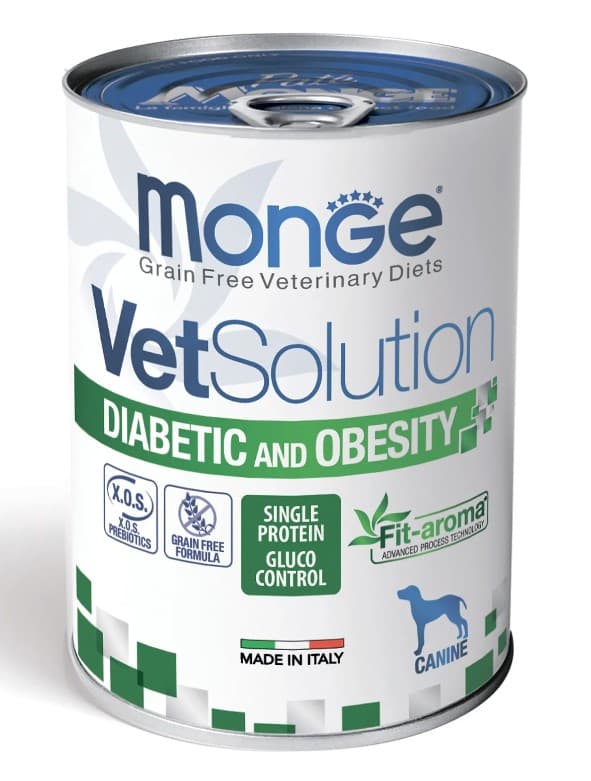 Консервированный корм для собак Monge VetSolution Diabetic and Obesity Dog
