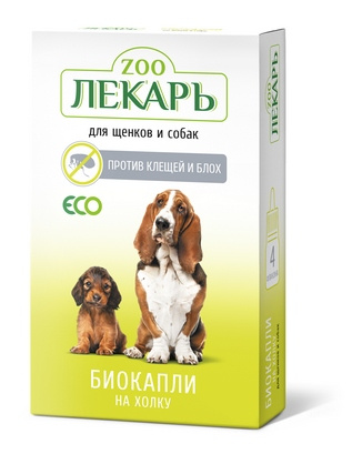 БИОкапли для собак "ЭКО ZOOЛЕКАРЬ"