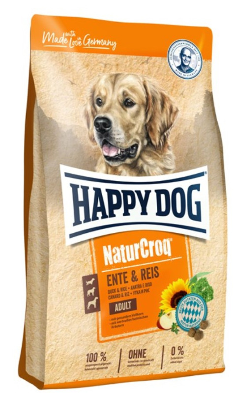 Каталог Сухой корм для собак Happy Dog NaturCroq Ente&Reis Adult Dog (утка, рис) для собак