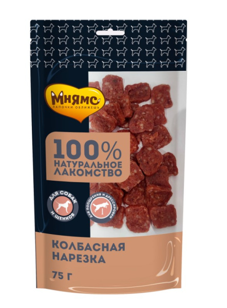 Лакомство Мнямс для собак Колбасная нарезка