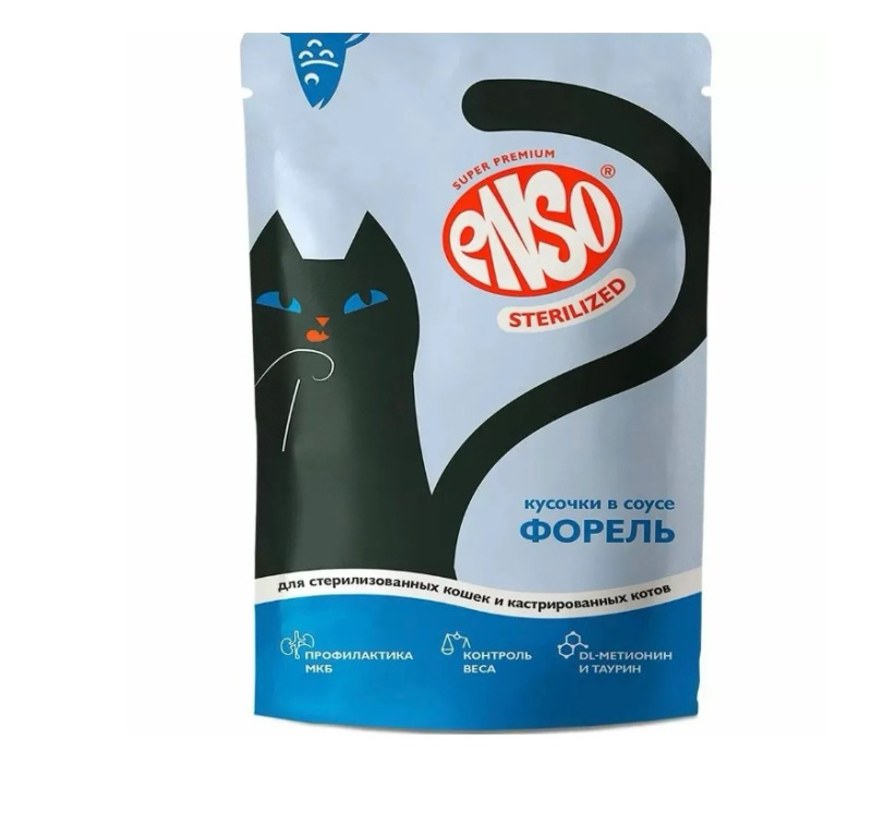 Влажный корм для кошек Enso Sterilized Adult Cat (форель)
