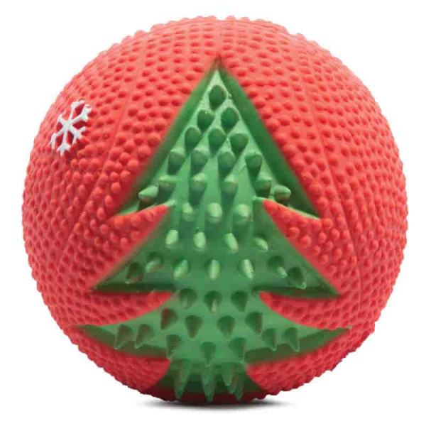 Игрушка для собак NEW YEAR "Мяч с елкой" Triol (12151149)