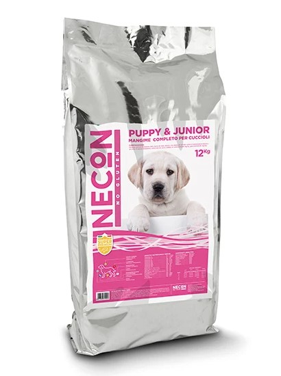 Каталог Сухой корм для щенков и юниоров всех пород Necon Puppy & Junior (Свинина и рис) для собак