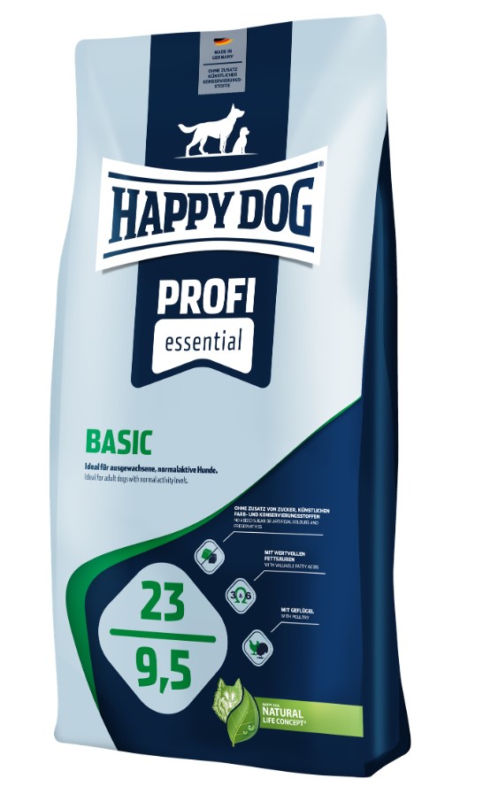 Каталог Сухой корм для собак HAPPY DOG Profi-Line Basic 23/9,5 20 кг (3129) для собак
