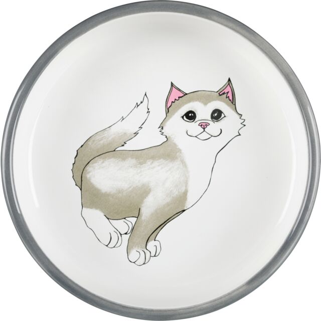 Миска "TRIXIE" керамическая для кошек с коротким носом