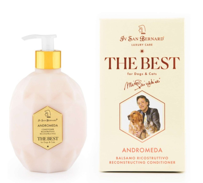 ISB The Best line Andromeda Кондиционер для выпадающей шерсти и чувствительной кожи с шиповником