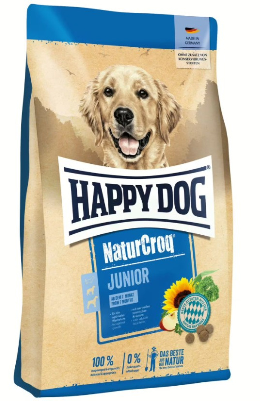 Каталог Сухой корм для щенков HAPPY DOG NaturCroq Junior для собак