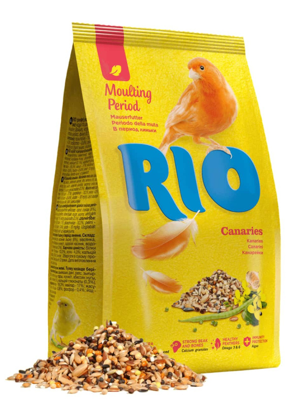 Корм для канареек в период линьки RIO