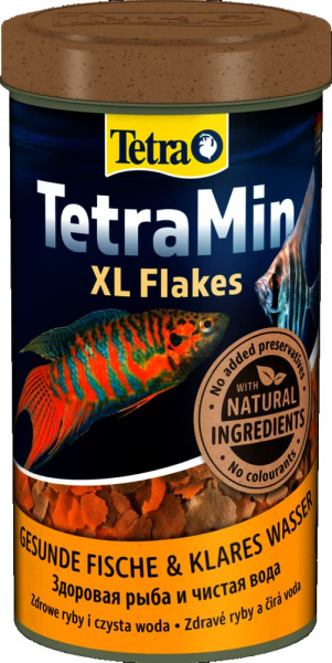 Корм для декоративных аквариумных рыбок TetraMin XL Flakes