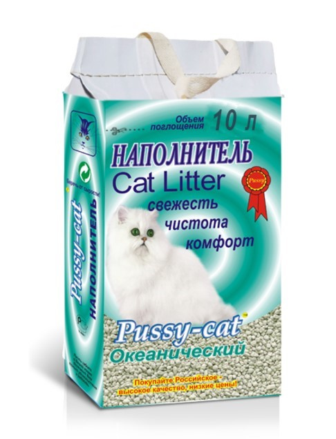 Цеолитовый наполнитель Pussy-Сat Океанический