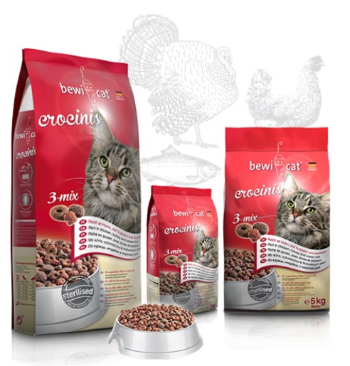 Сухой корм для кошек Bewi-Cat Crocinic Adult Cat (птица, индейка, рыба)