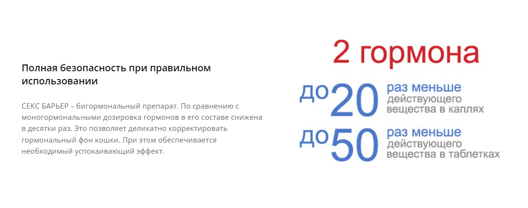 СЕКС БАРЬЕР капли для кошек
