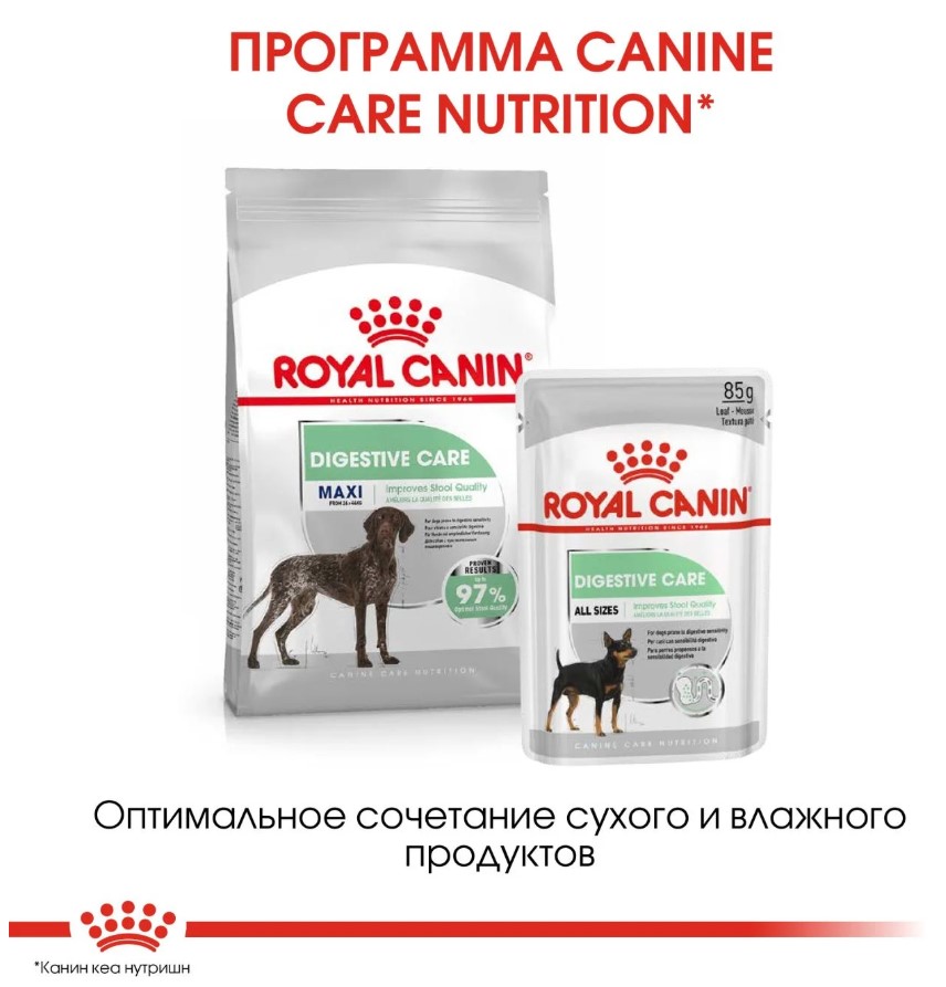 Каталог Сухой корм для собак Royal Canin Maxi Digestive Care для собак