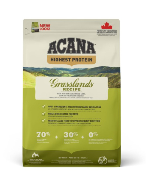 Каталог Сухой корм для собак ACANA GRASSLANDS для собак