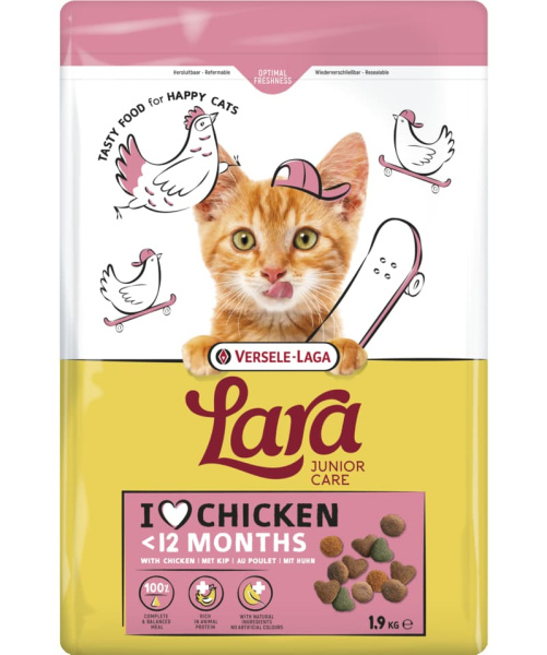 Еда для котят LARA JUNIOR Kitten (курица)