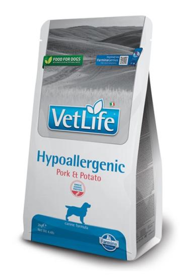 Каталог Сухой корм для собак Farmina Vet Life Hypoallergenic Dog (свинина, картофель) для собак