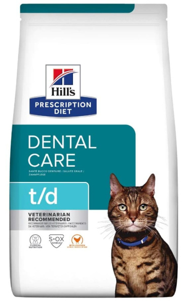 Сухой корм для кошек Hill's Prescription Diet t/d Dental Care (курица)