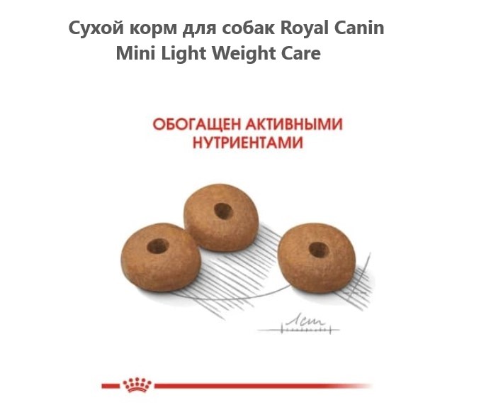Каталог Сухой корм для собак Royal Canin Mini Light Weight Care для собак