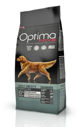 Каталог Сухой корм для собак Optimanova Adult Obesity Chicken&Rice (избыточный вес) для собак