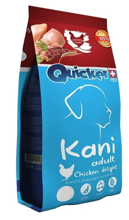 Каталог Сухой корм для собак средних и крупных пород Quicker Kani Adult Medium & Big Breed (курица) для собак