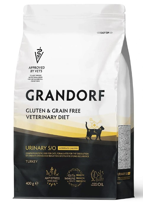 Сухой корм для кошек Grandorf Vet Cat Urinary S/O Moderate Calorie (индейка)