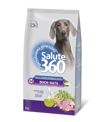 Каталог Сухой корм для собак PET360 SALUTE Adult Dog (утка, овес) для собак