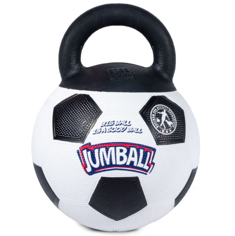 Gigwi Игрушка для собак Мяч футбольный c ручкой, серия JUMBALL