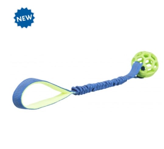 Игрушка для собак "TRIXIE" "Банджи лента с мячом" диам. 9/48 см (32869)