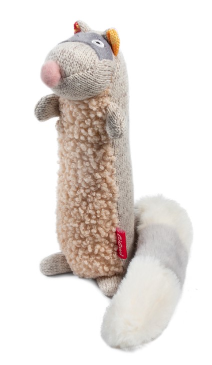 Игрушка для собак GiGwi Plush Friendz Енот с пищалкой