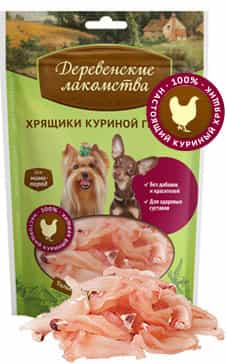 Хрящики грудной грудки "Деревенские лакомства" для мини-пород 55 г (79711403)