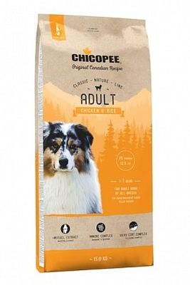 Каталог Сухой корм для собак Chicopee CNL Adult Chicken & Rice (цыпленок, рис) для собак