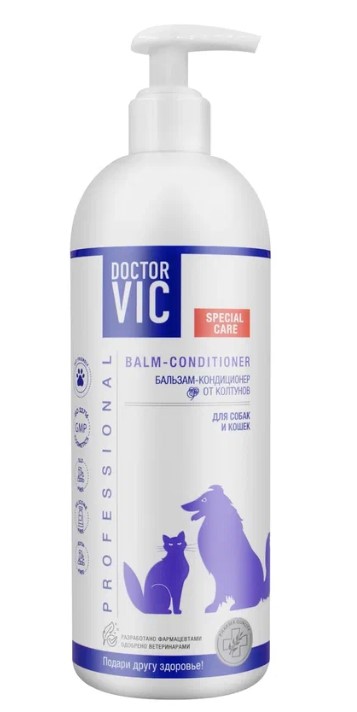 Бальзам-кондиционер от колтунов для собак и кошек "Doctor VIC"