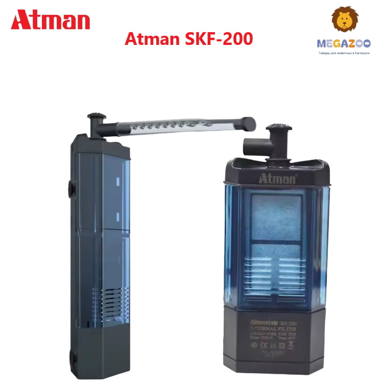 Угловой аквариумный фильтр для аквариума до 40 л Atman SKF-200