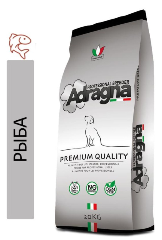 Каталог Сухой корм для собак Adragna Professional Breeder Premium Daily (рыба) для собак