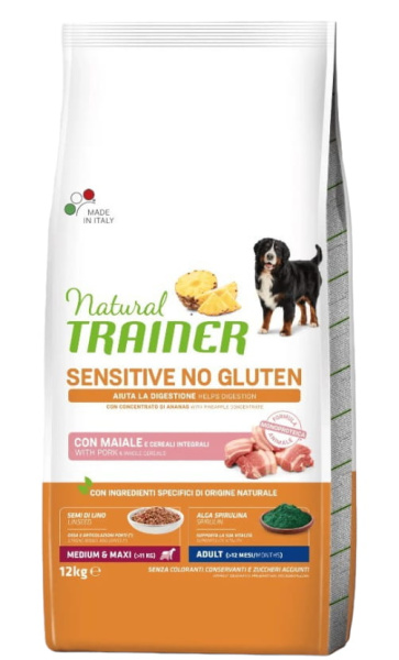 Еда для собак Trainer Natural Sensitive Medium&Maxi Adult (свинина)