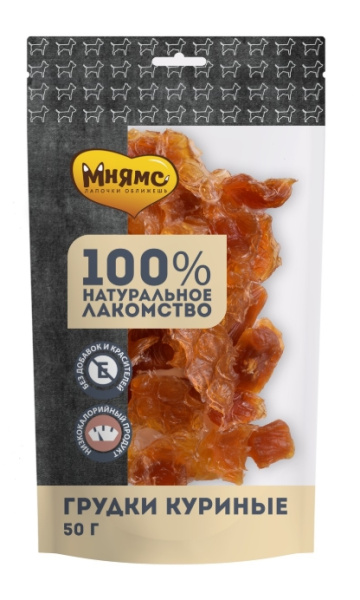 Лакомство Мнямс Грудки куриные для собак