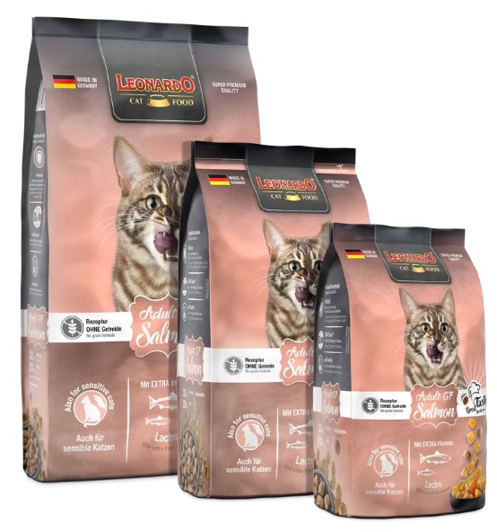 Сухой корм для кошек Leonardo GF Adult Cat (лосось)