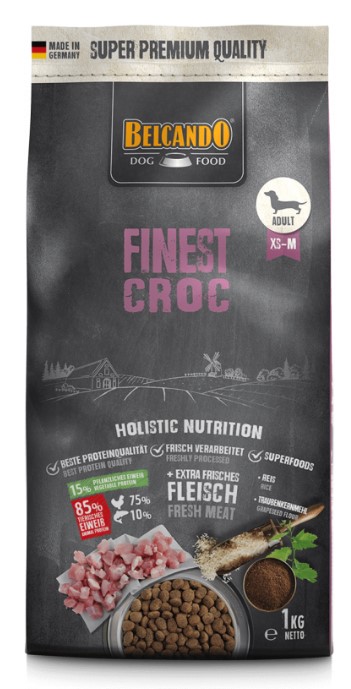 Каталог Сухой корм для собак Belcando Finest Croc Adult Mini & Medium (утка, печень) для собак