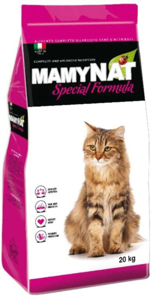 Еда для кота MamyNAT Cat Chicken-Turkey (курица,идейка)