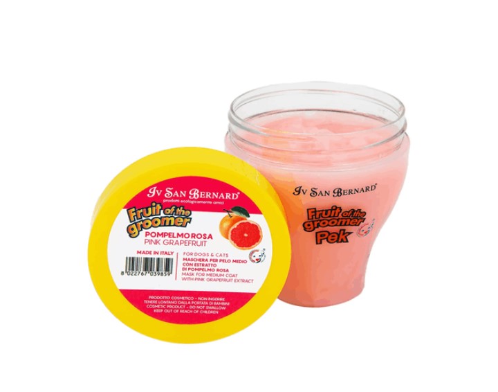 ISB Fruit of the Groomer Pink Grapefruit Восстанавливающая маска для шерсти средней длины