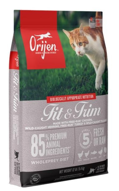 Сухой корм для кошек ORIJEN CAT FIT & TRIM (Курица, индейка, рыба)